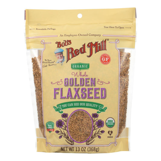 Bob's Red Mill Golden Flaxseeds (Pack of 4 ,13 oz)