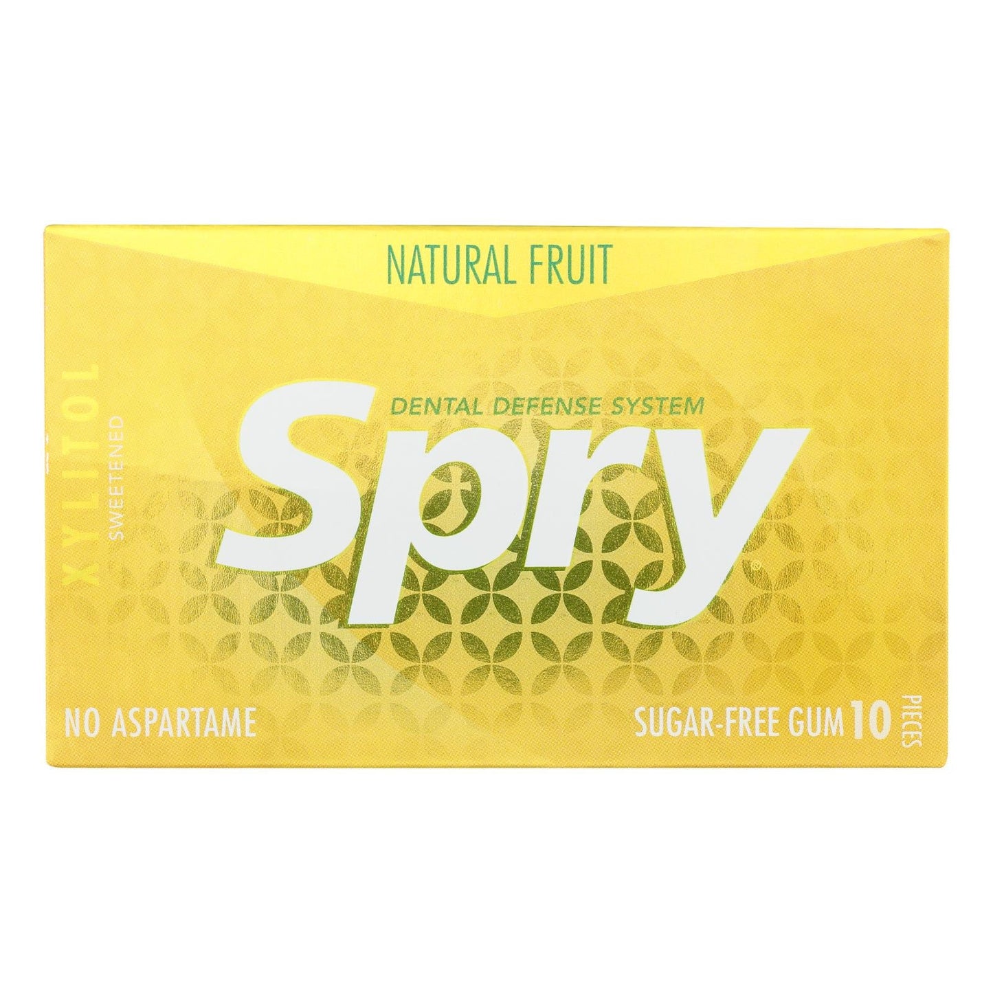 Spry Xylitol Gum - Fresh Fruit, 10 Count Boxes (Pack of 20)