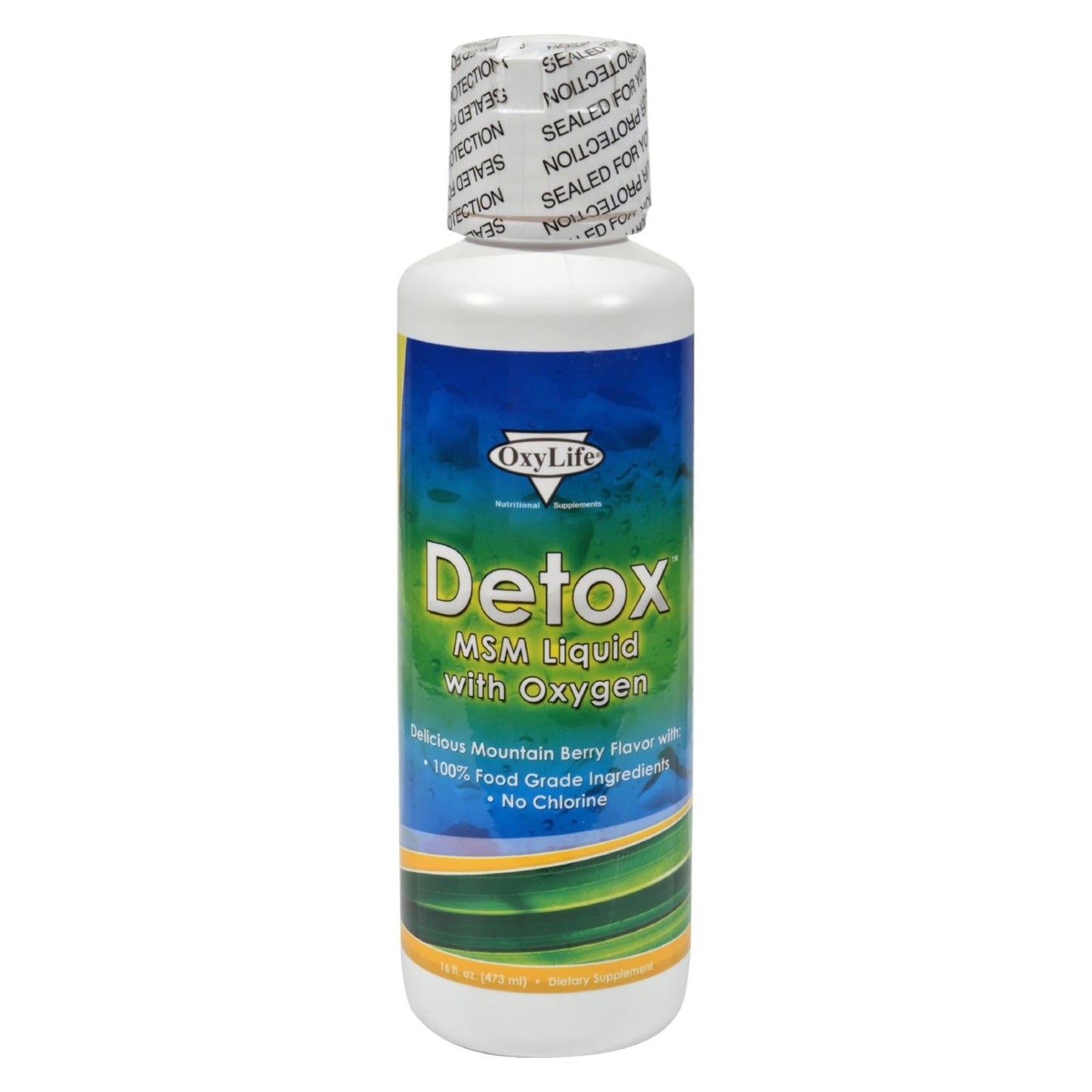 Oxylife Detox MSM Liquid Oxygen (16 Fl Oz)