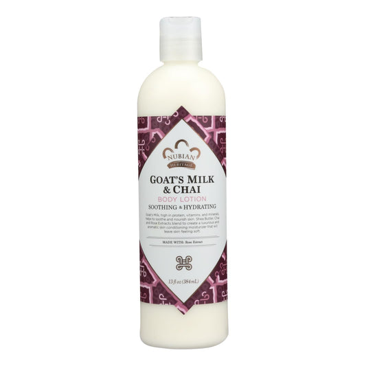Nubian Heritage Goats Milk & Chai Nourishing Body Lotion (13 Fl Oz.)