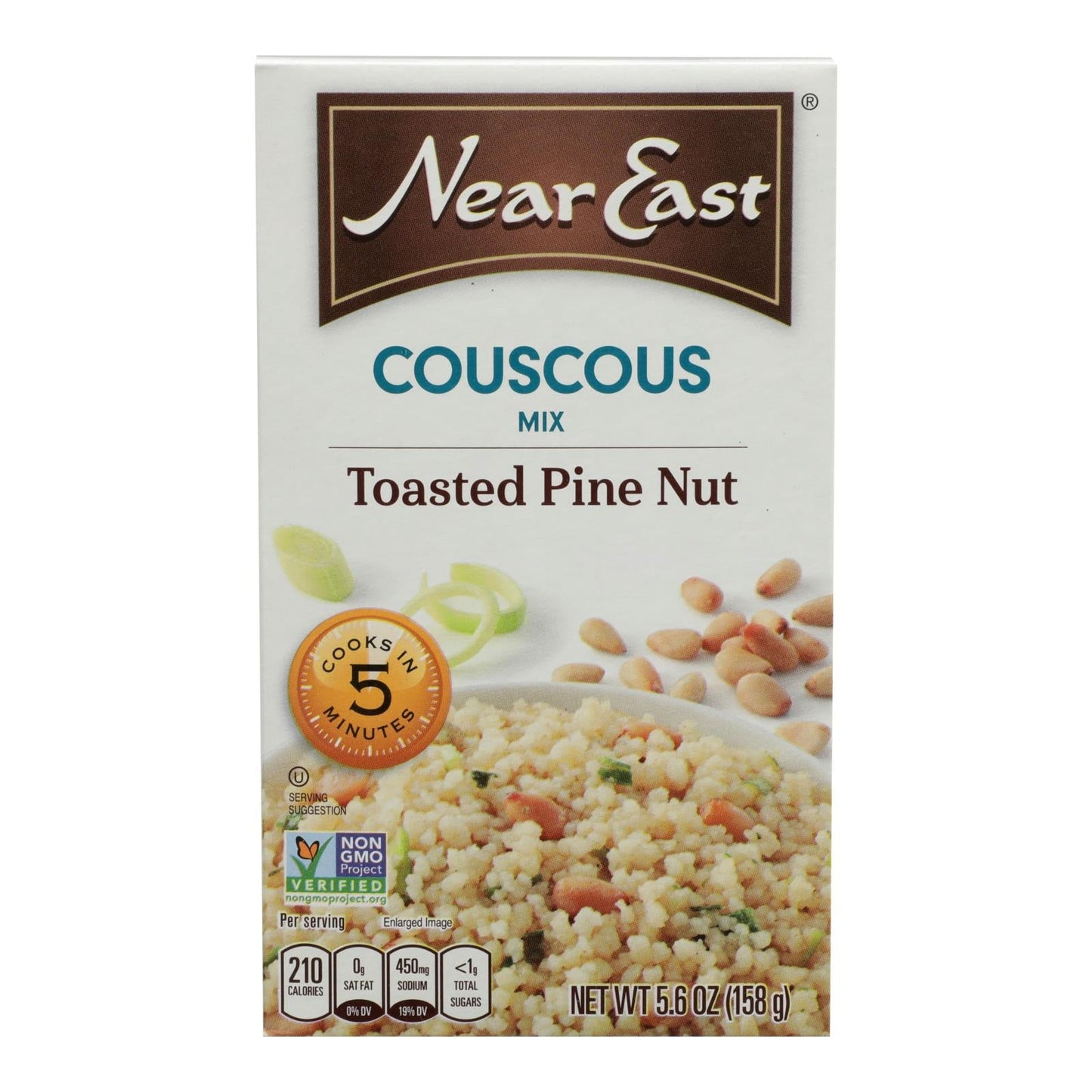 Near East Toasted Pine Nut Couscous Mix (5.6 Oz. x 12)