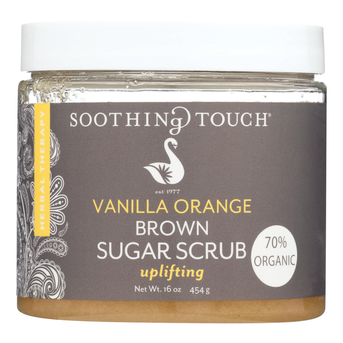 Soothing Touch Brown Sugar Scrub - Vanilla Orange Fragrance - 16 Oz.