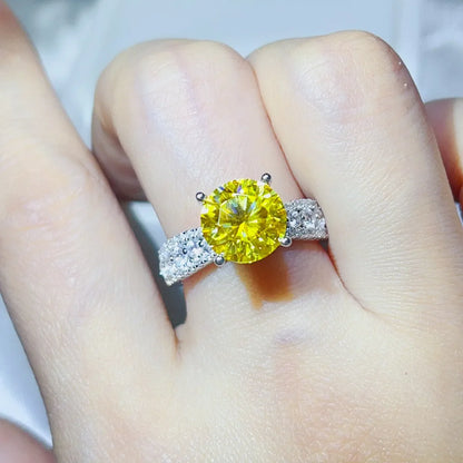 3 Carat Moissanite 925 Sterling Silver Ring