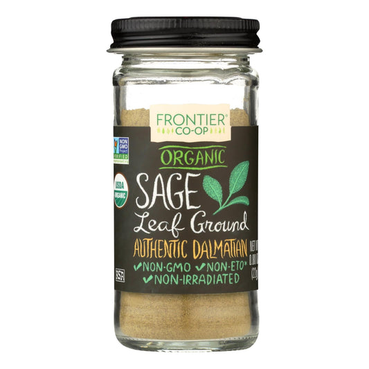 Frontier Herb - Organic Sage Leaf, Ground (.8 Oz.)