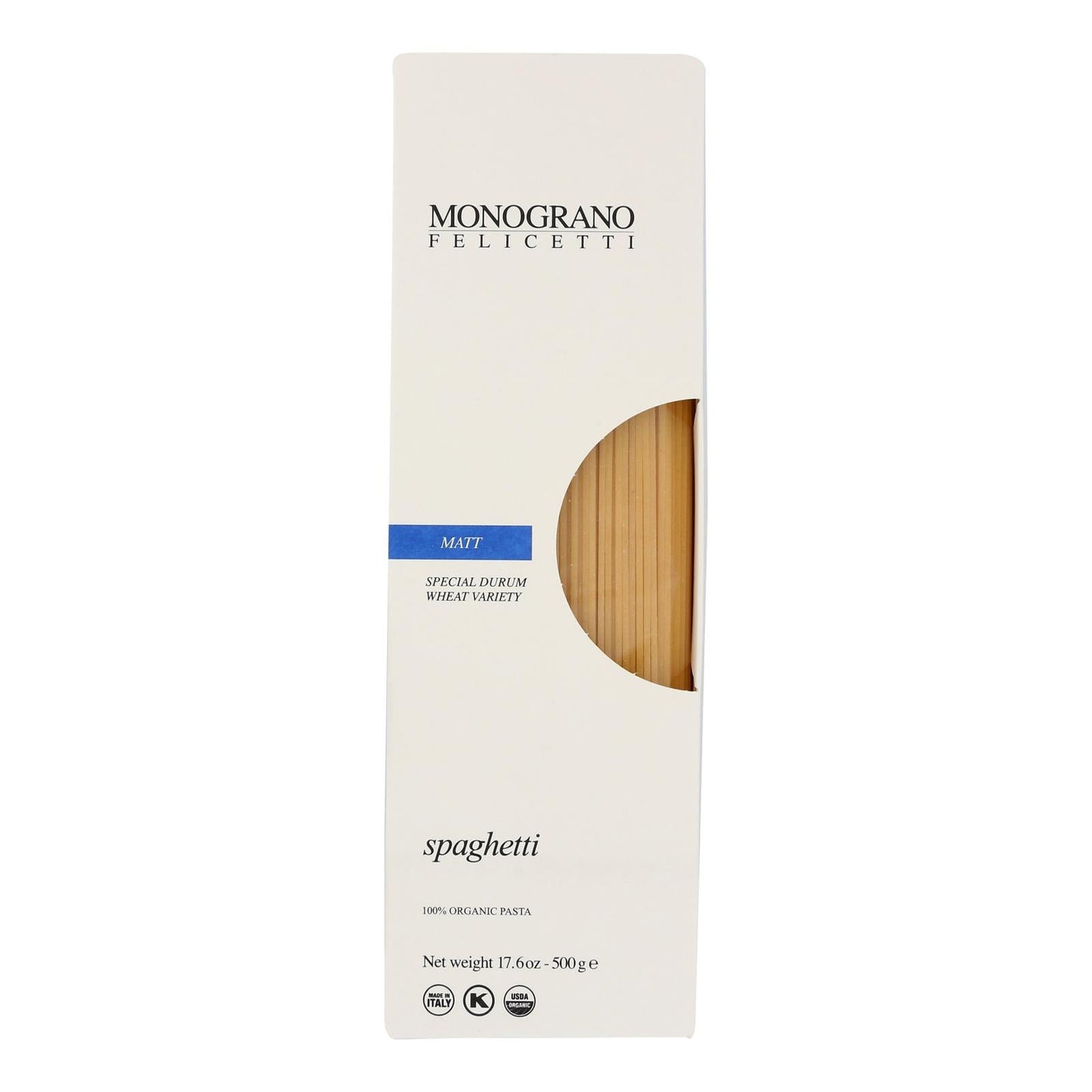 Monagrano Matt Spaghetti (Pack of 12) 17.64 Oz.