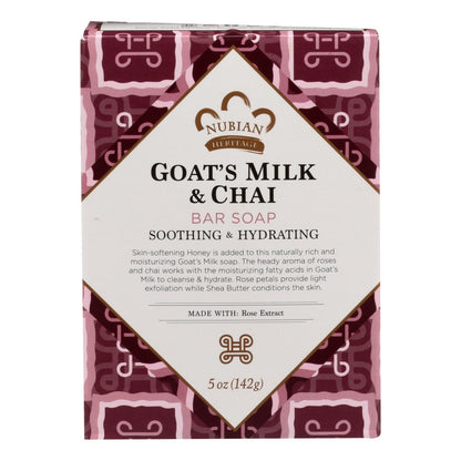 Nubian Heritage Body Wash - Goat's Milk & Chai - 5 Oz