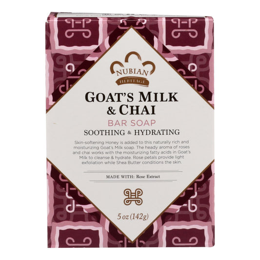 Nubian Heritage Body Wash - Goat's Milk & Chai - 5 Oz