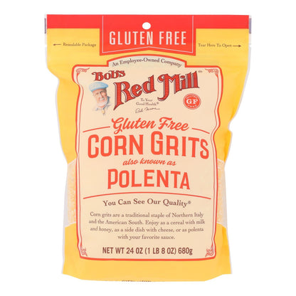 Bob's Red Mill Gluten-Free Corn Grits Polenta, 4-Pack (24 Oz. Each)
