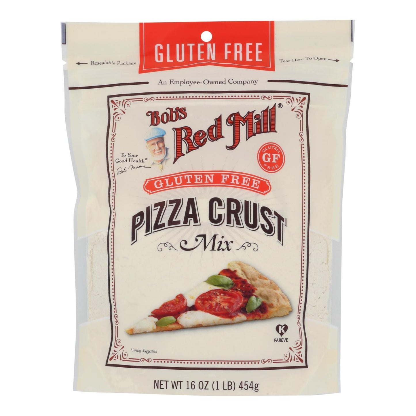 Bob's Red Mill Gluten-Free Pizza Crust Mix, 16 oz, Pack of 4
