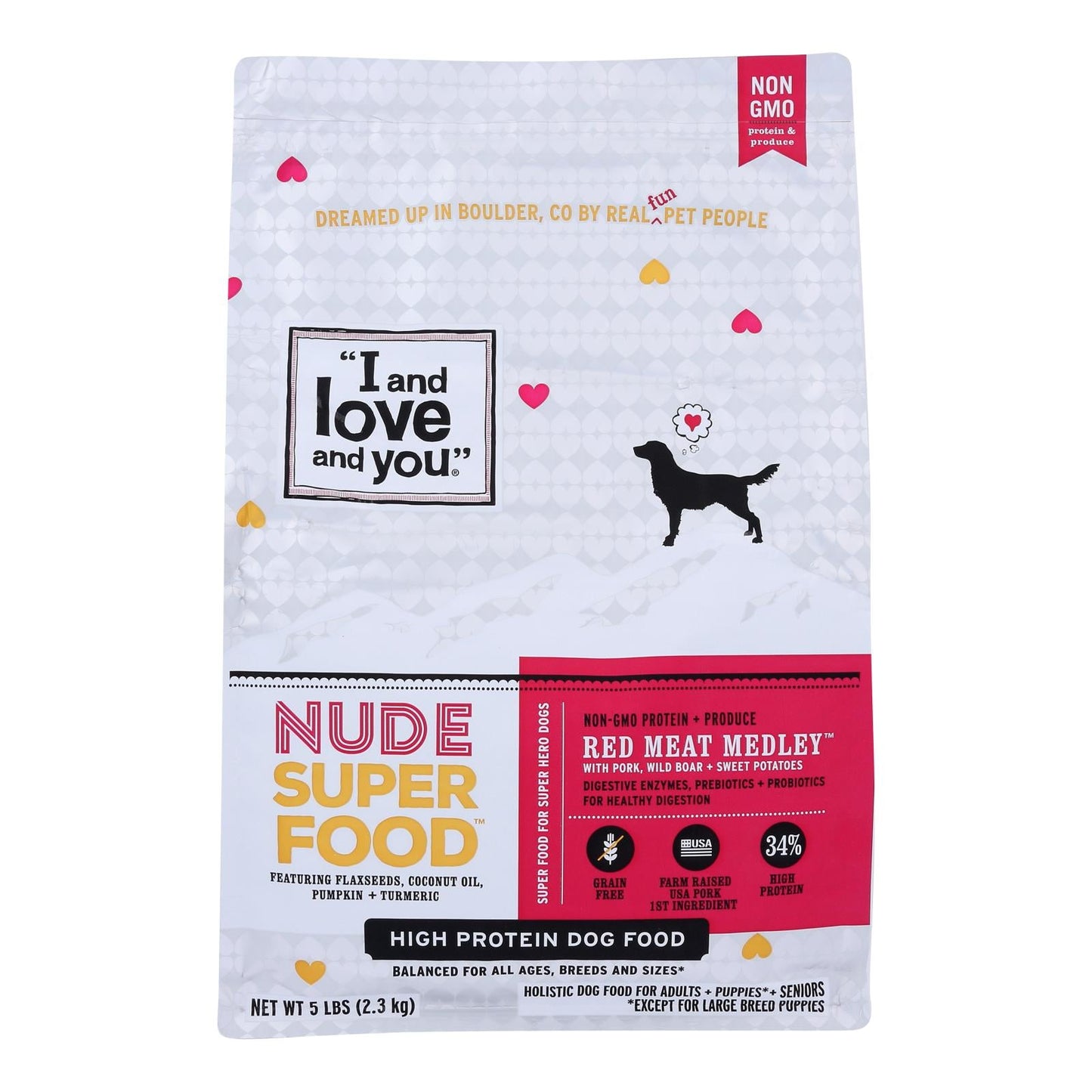 I and Love and You Premium Red Meat Medley, Grain-Free (Pack of 3 - 5 Lb.)
