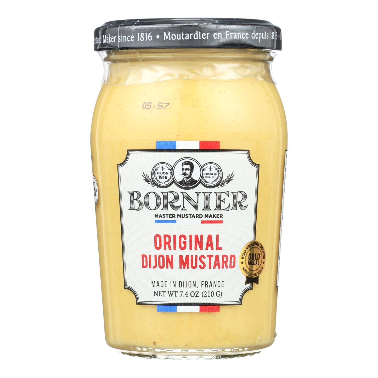 Bornier Dijon Mustard, 7.4 Oz. (Pack of 6)