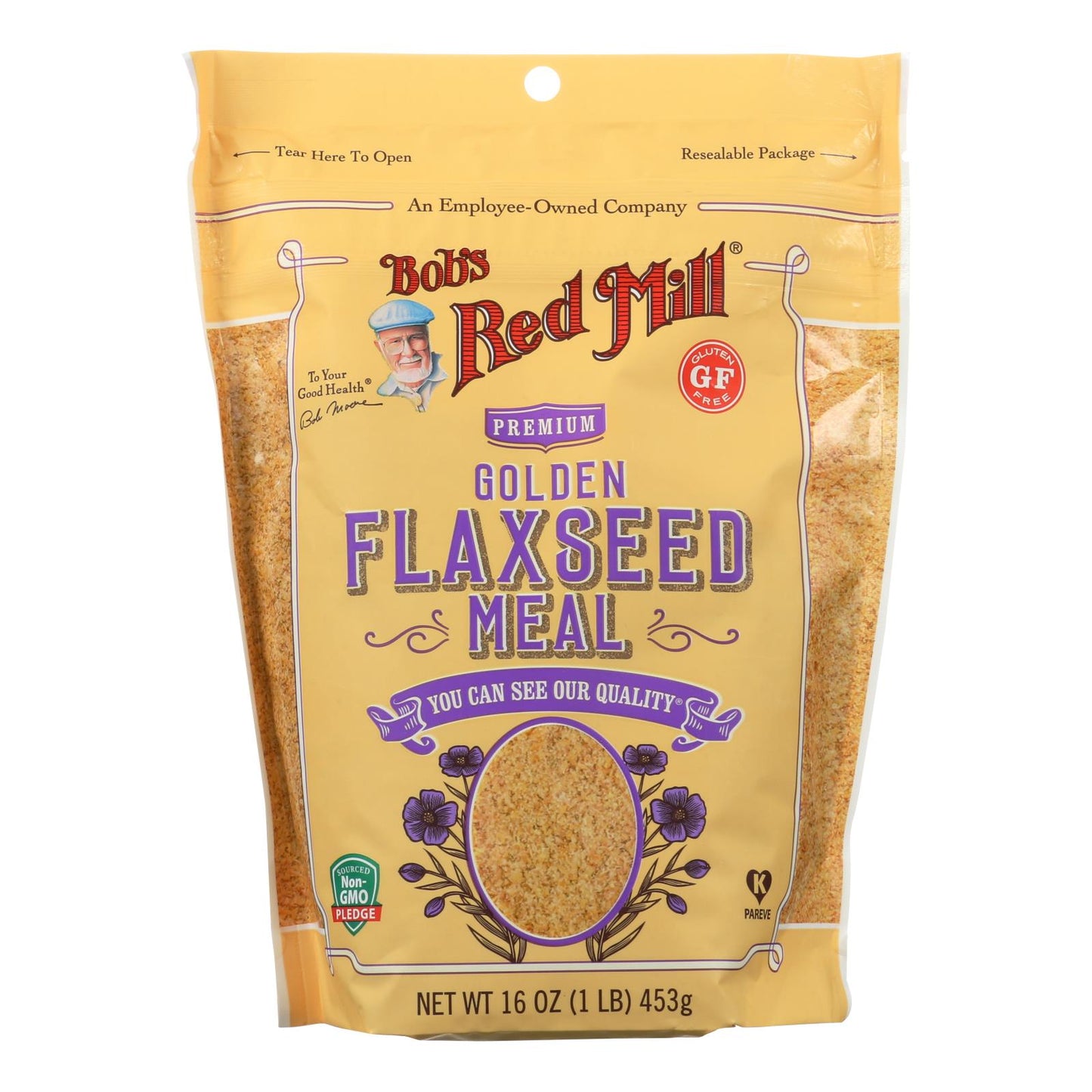 Bob's Red Mill Flaxseed Meal Golden (Pack of 4) 16 Oz
