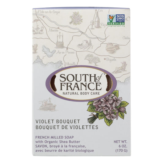 South Of France Violet Bouquet Bar Soap, 6 Oz.