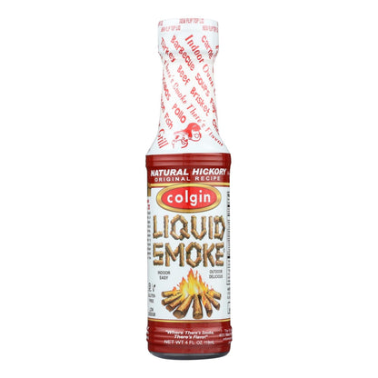 Colgin Hickory Flavor Liquid Smoke, 4 Fl Oz (Pack of 6)