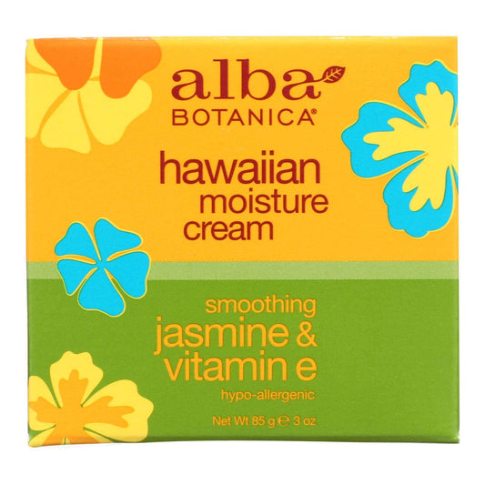 Alba Botanica Hawaiian Moisture Cream with Jasmine and Vitamin E (3 Oz)