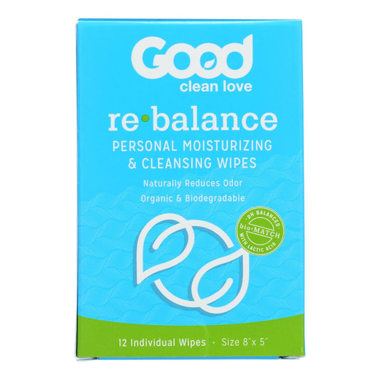 Good Clean Love Refreshing Rebalance Personal Moisturizing Wipes (Pack of 6 - 2 lb.)