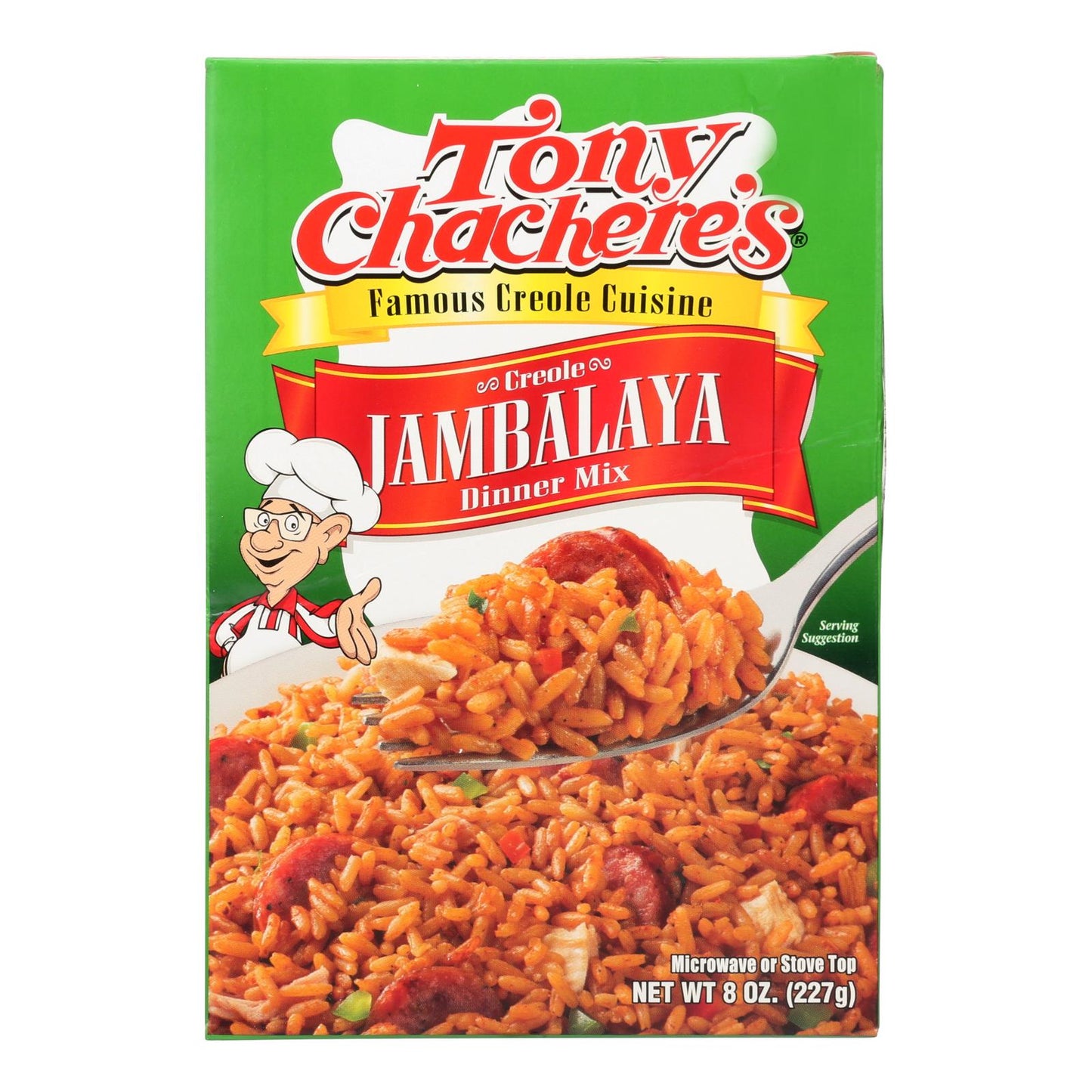 Tony Chachere's Creole Jambalaya Dinner Mix, Pack of 12, 8 oz Each