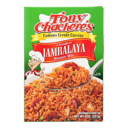 Tony Chachere's Creole Jambalaya Dinner Mix, Pack of 12, 8 oz Each