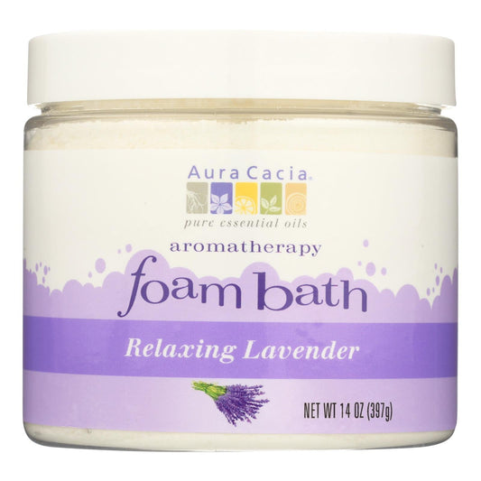 Aura Cacia Relaxing Lavender Foam Bath (Pack of 14 Oz.)