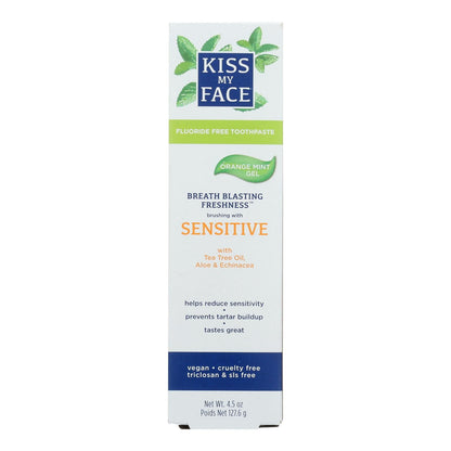 Kiss My Face Fluoride-Free Sensitive Gel Toothpaste (4.5 Oz.)