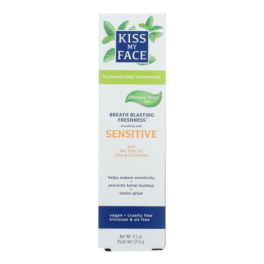 Kiss My Face Fluoride-Free Sensitive Gel Toothpaste (4.5 Oz.)