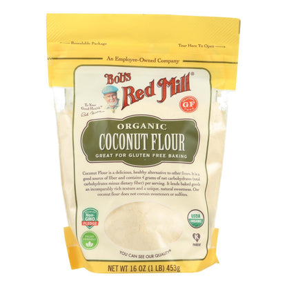 Bob's Red Mill Gluten-Free Organic Coconut Flour, 16 Oz. (Pack of 4)