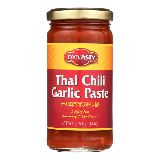 Dynasty Garlic Paste with Thai Chili - 6.5 Oz (Pack of 12)