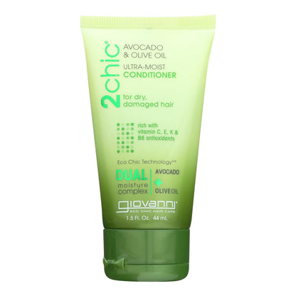 Giovanni 2chic Ultra-Moist Avocado + Olive Oil Conditioner - 12 Pack, 1.5 fl. oz.