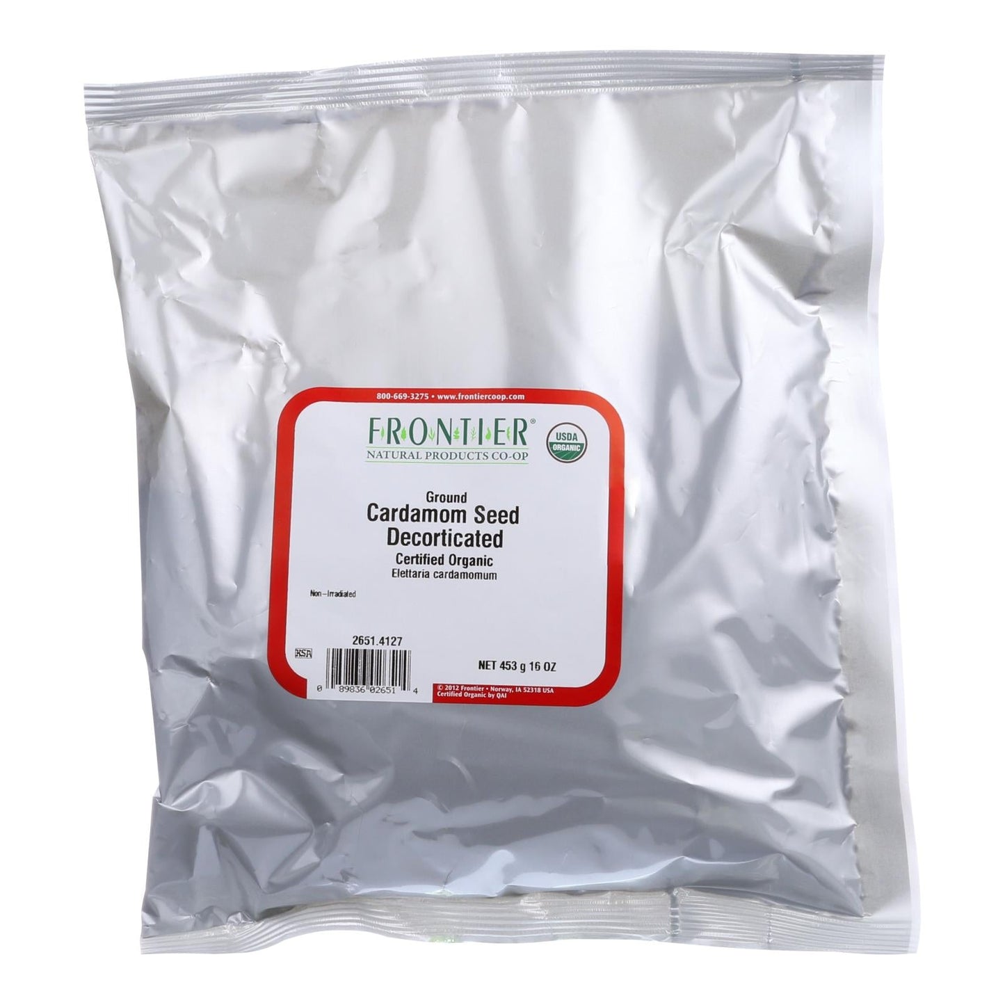 Frontier Organic Cardamom Seed Powder (1lb) by Frontier Herb
