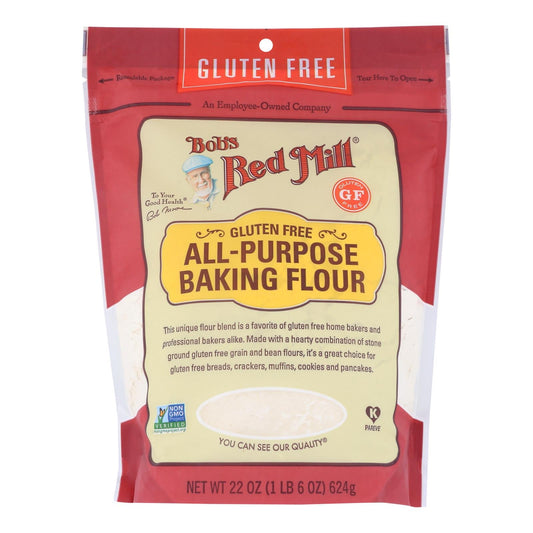 Bob's Red Mill | All-Purpose Baking Flour | Pack of 4 (22 Oz.) | For Breads, Pastries, Cookies, and More