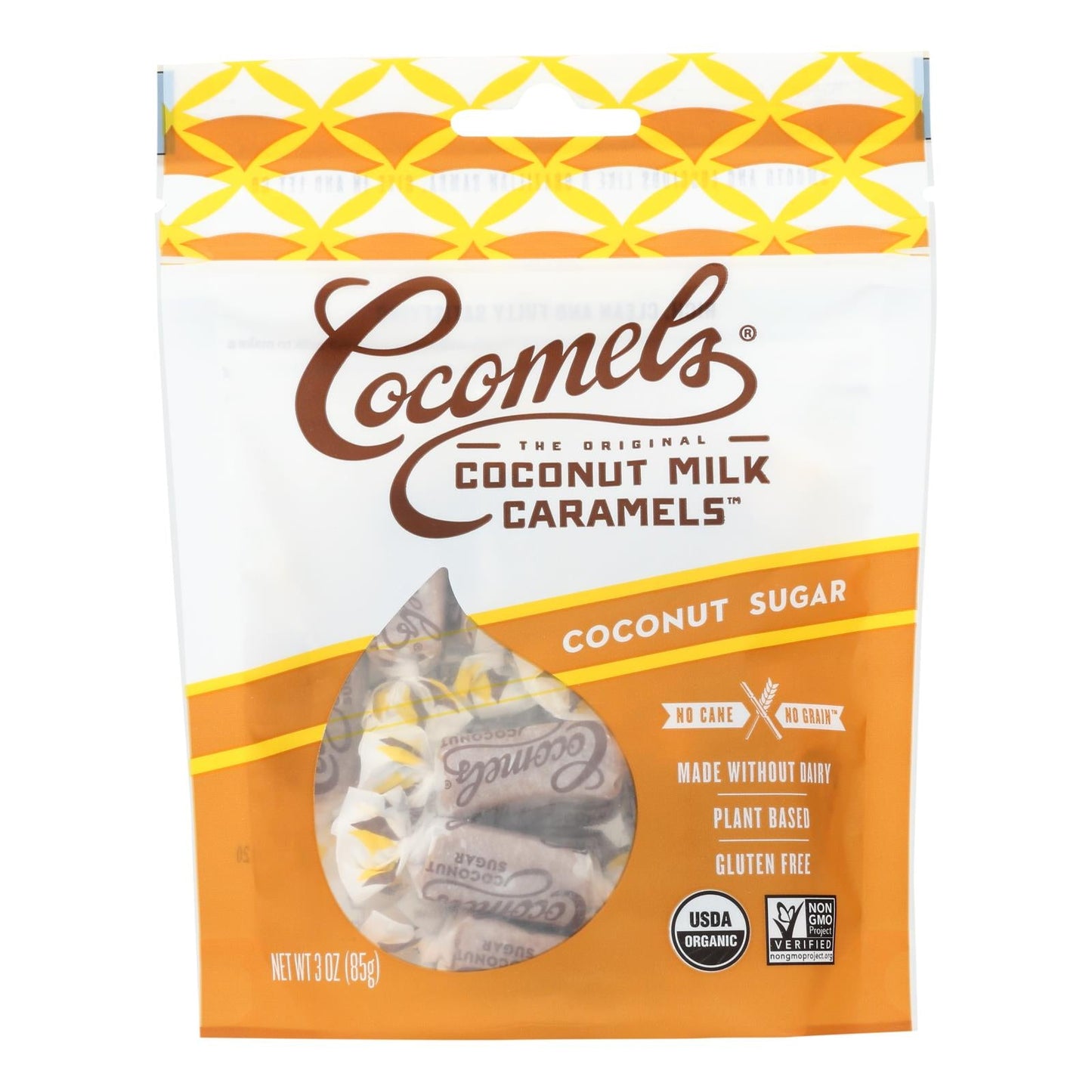 Cocomels Organic Coconut Sugar, 3 Oz., Pack of 6
