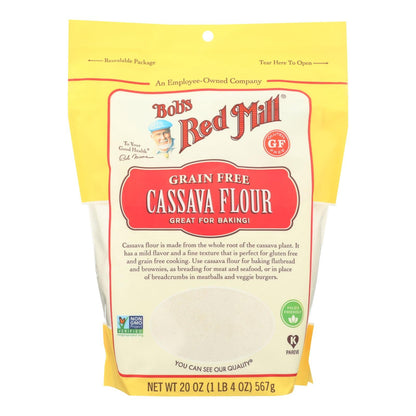 Bob's Red Mill Grain Free Cassava Flour (Pack of 4) - 20 Oz.