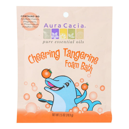 Aura Cacia Uplifting Foam Bath: Tangerine & Sweet Orange (6 x 2.5oz)