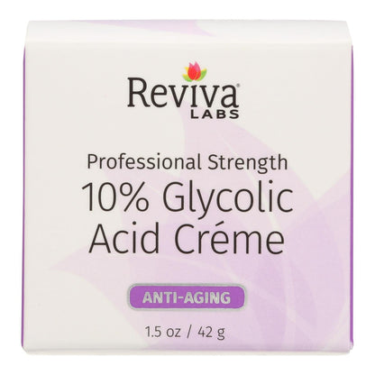 Reviva Labs Glycolic Acid Renaissance Cream 10% Strength - 1.5 Oz