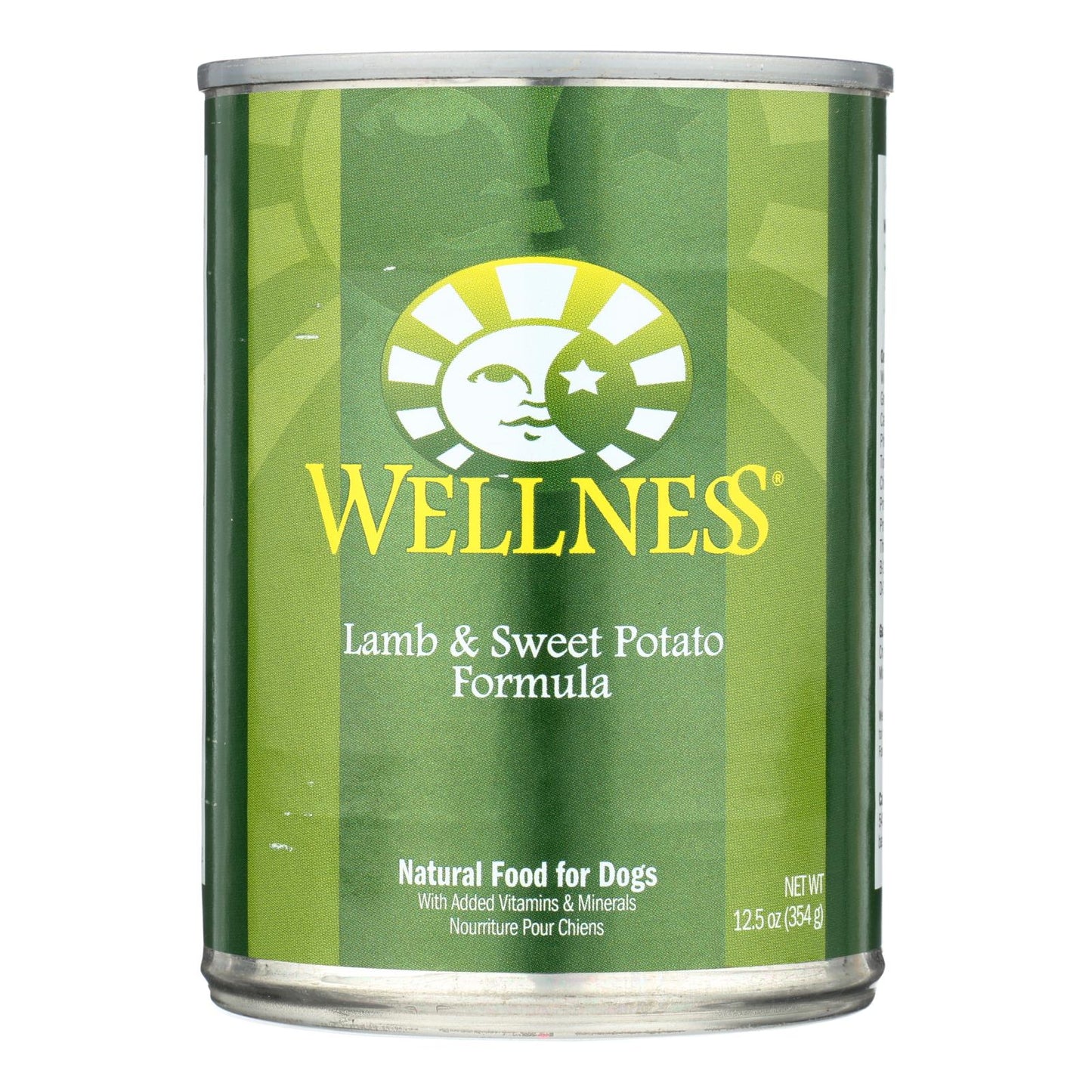 Wellness Pet Products Dog Food - Lamb and Sweet Potato Recipe (Pack of 12) - 12.5 Oz.