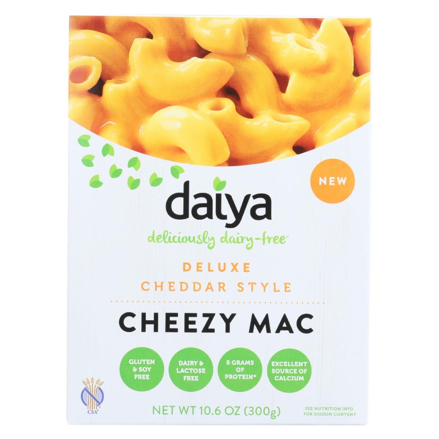 Daiya Foods Cheezy Mac Deluxe Cheddar Style Dairy-Free 8-Pack (10.6 Oz. Each)