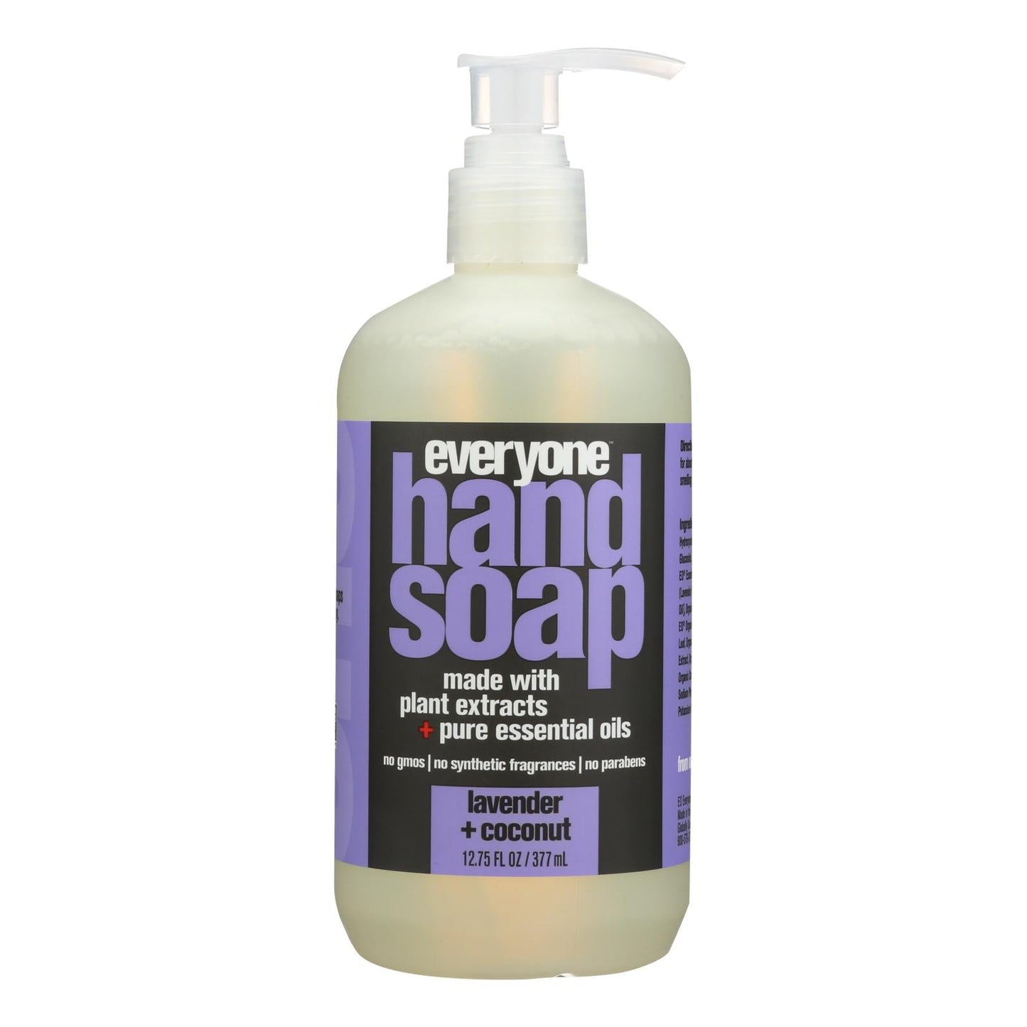 Everyone Lavender & Coconut Hand Soap - Gentle & Moisturizing for Soft, Clean Hands, 12.75 Oz