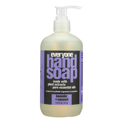 Everyone Lavender & Coconut Hand Soap - Gentle & Moisturizing for Soft, Clean Hands, 12.75 Oz