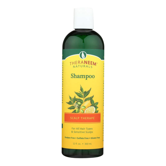 Theraneem Scalp Therapy Shampoo, Relieves Dryness and Itching, 12 Fl. Oz.