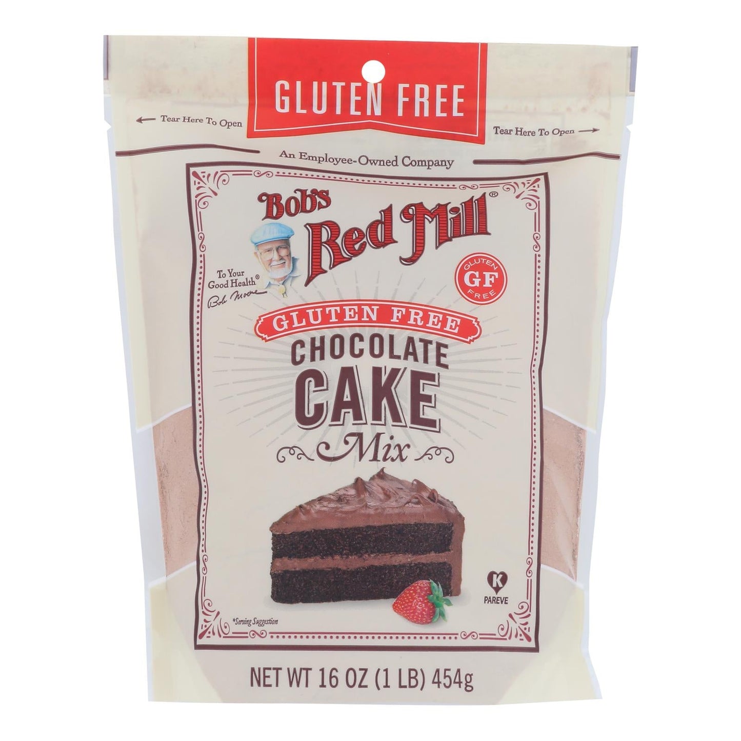 Bob's Red Mill Gluten Free Chocolate Cake Mix, Pack of 4, 16 Oz. Each