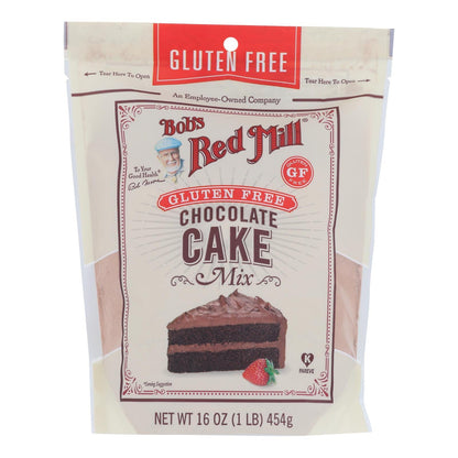Bob's Red Mill Gluten Free Chocolate Cake Mix, Pack of 4, 16 Oz. Each