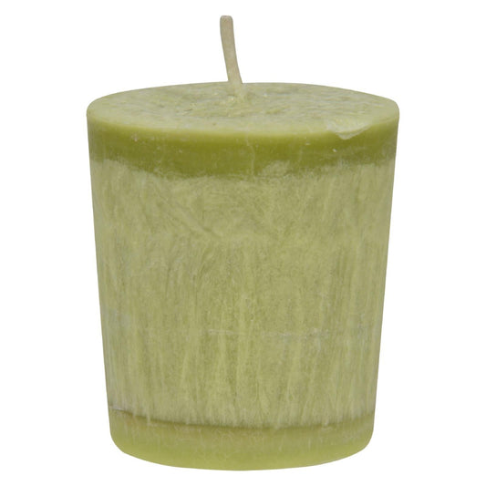 Aloha Bay Eco Palm Wax Votive Candle - Lemon Verbena - 2 Oz, Case of 12