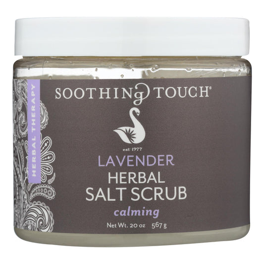 Soothing Touch Lavender Salt Scrub, 20 Oz.