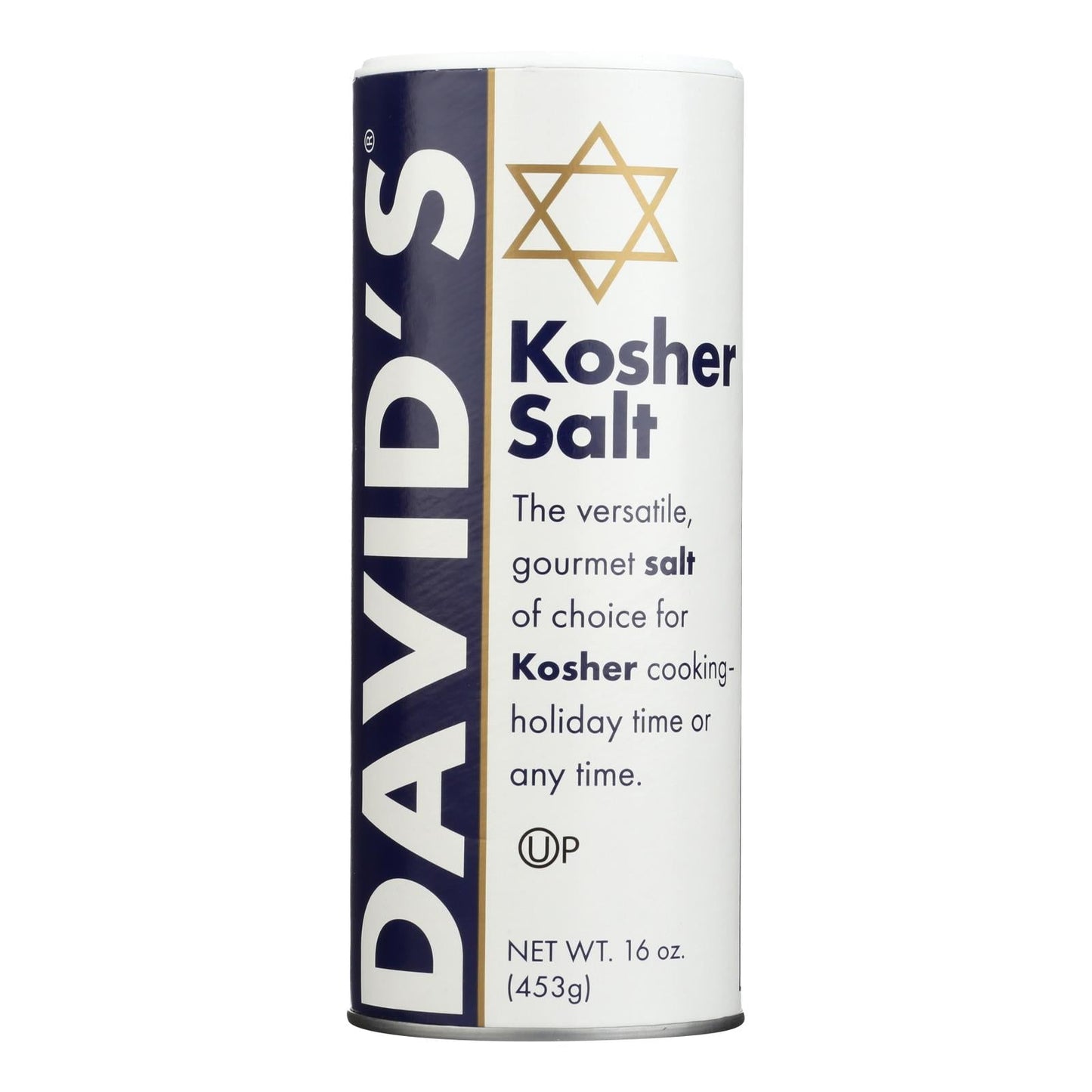 David's Kosher Salt, 16 Oz. (Pack of 12)