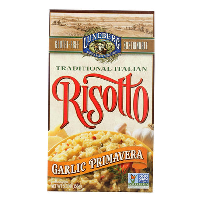 Lundberg Family Farms Garlic Primavera Risotto - Pack of 6