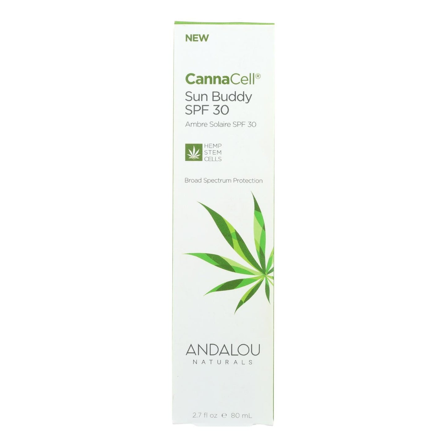 Andalou Naturals Cannacell Sun Buddy SPF 30 - 2.7 fl oz