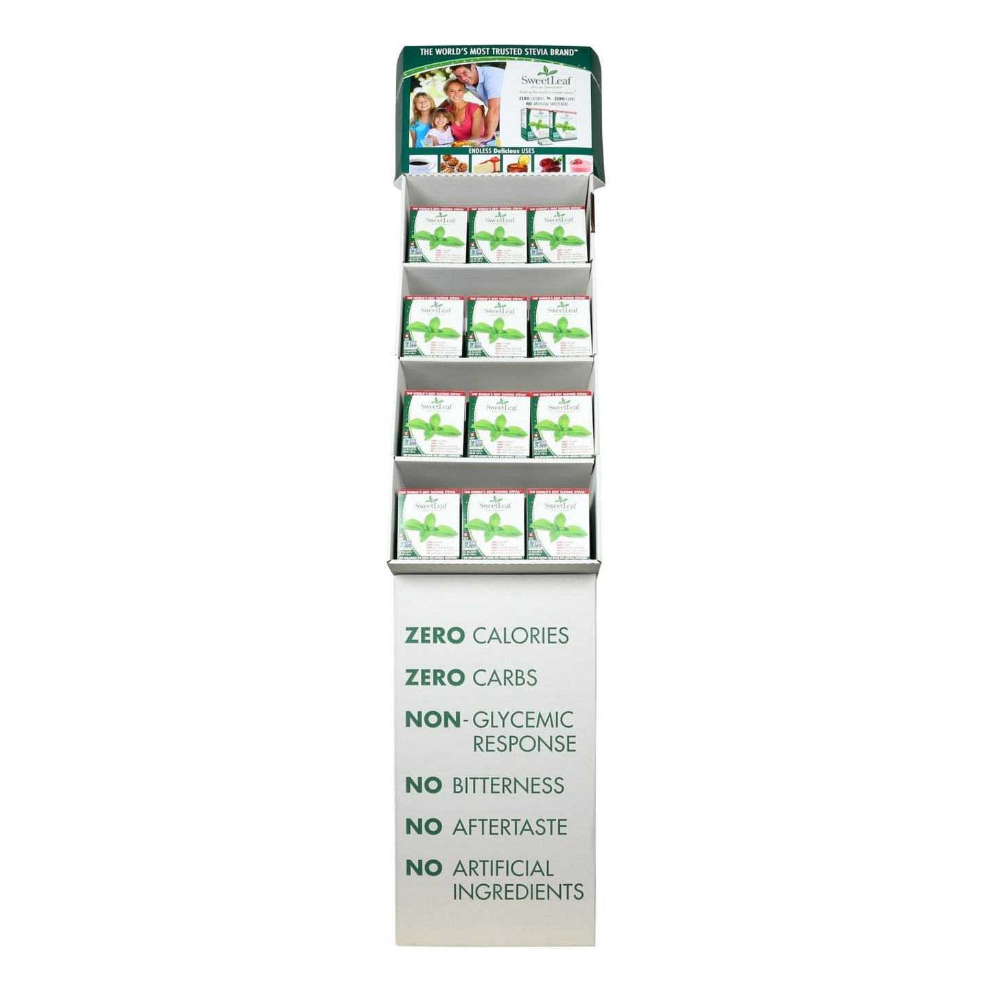 Sweet Leaf Zero-Calorie Stevia Plus Packets (Pack of 48 - 35 Ct.)