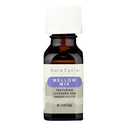Aura Cacia Mellow Mix Essential Oil Blend (0.5 Oz)