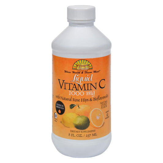 Dynamic Health Liquid Vitamin C with Natural Citrus Flavor - 1000mg - 8 Fl Oz
