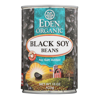 Eden Foods Organic Black Soy Beans, 15 Oz. (Pack of 12)